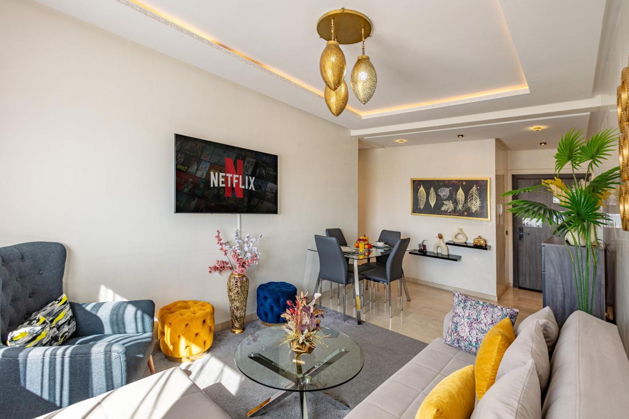 Cozy 2-bedroom In Gueliz, Marrakech * 马拉喀什